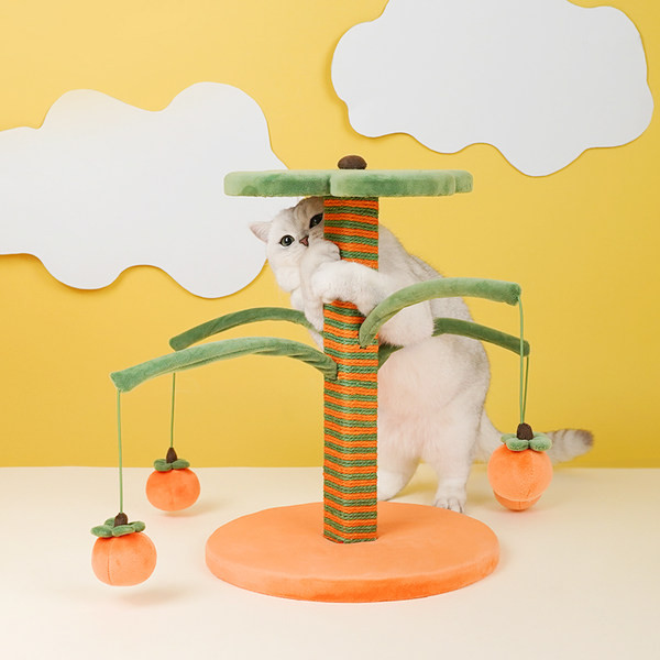 Scârbitor de jucărie cu coloană pentru pisici