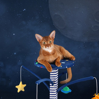 Ξύστρα γάτας Sesal με χώρο για σκαρφάλωμα και παιχνίδι