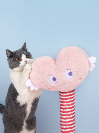 Ξύστρα  στήλη για γάτες με καρδιά