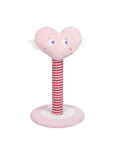 Coloana de zgarietura pentru pisici cu inima