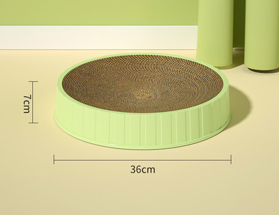 Placă de răzuit rotundă din plastic din hârtie ondulată