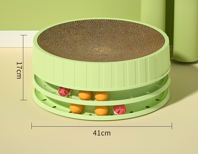 Placă de răzuit rotundă din plastic din hârtie ondulată