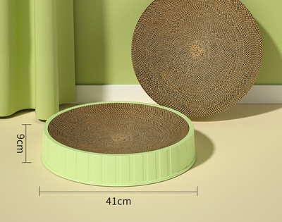 Placă de răzuit rotundă din plastic din hârtie ondulată