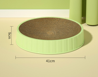 Placă de răzuit rotundă din plastic din hârtie ondulată