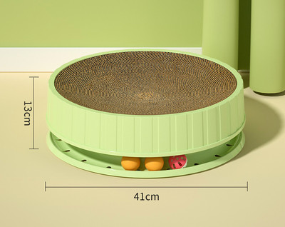 Placă de răzuit rotundă din plastic din hârtie ondulată