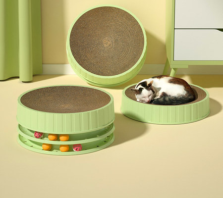 Placă de răzuit rotundă din plastic din hârtie ondulată