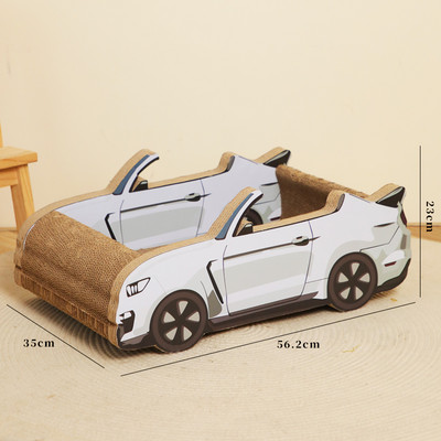 Zgarietor de pisici in forma de masina