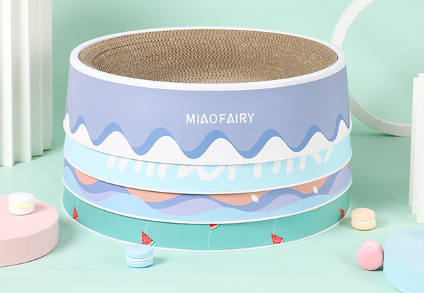 Lainepaberist ümmargune kraabits - kassidele