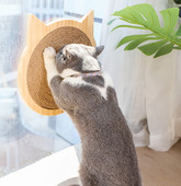 Mâzgălitor de perete din lemn pentru pisici