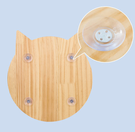 Mâzgălitor de perete din lemn pentru pisici