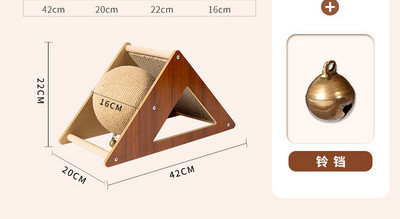 Ξύλινη σανίδα Ξύστρα για  γάτες