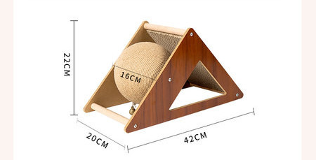 Ξύλινη σανίδα Ξύστρα για  γάτες