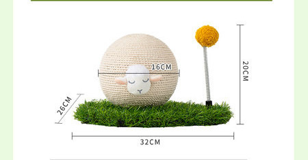 Grebalica za mačke sa 3D elementom