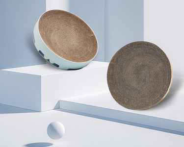 Κρεβάτι γάτας για ξύσιμο από κυματοειδές χαρτί