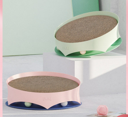 Κρεβάτι γάτας για ξύσιμο από κυματοειδές χαρτί