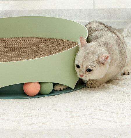 Κρεβάτι γάτας για ξύσιμο από κυματοειδές χαρτί