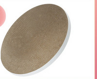 Στρογγυλή ξύστρα για γάτες από κυματοειδές χαρτί