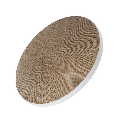 Στρογγυλή ξύστρα για γάτες από κυματοειδές χαρτί