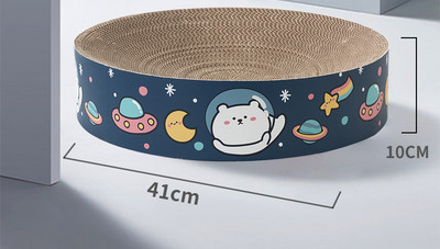 Vrsta mačje ploče za grebanje s valovitog papira