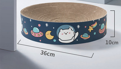 Vrsta mačje ploče za grebanje s valovitog papira