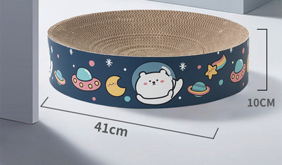 Vrsta mačje ploče za grebanje s valovitog papira