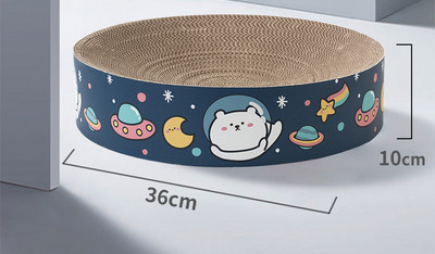 Vrsta mačje ploče za grebanje s valovitog papira