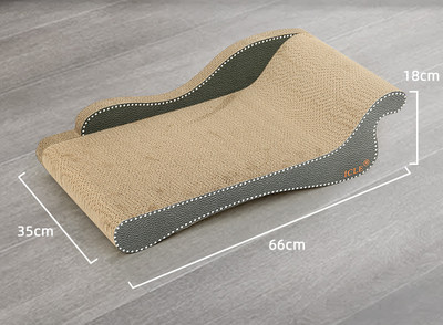 Grebalica za mačke od valovitog papira - različiti modeli i veličine