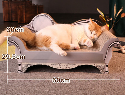 Grebalica za mačke od valovitog papira - različiti modeli i veličine