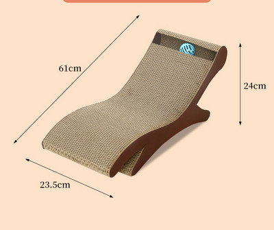 Grebalica za mačke od valovitog papira - različiti modeli i veličine