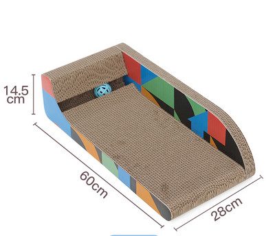 Grebalica za mačke od valovitog papira - različiti modeli i veličine