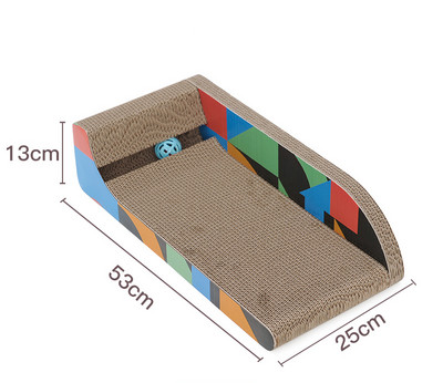 Grebalica za mačke od valovitog papira - različiti modeli i veličine