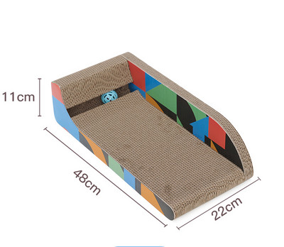 Grebalica za mačke od valovitog papira - različiti modeli i veličine