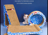 Grebalica za mačke od valovitog papira - nekoliko modela