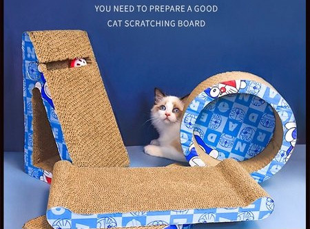 Grebalica za mačke od valovitog papira - nekoliko modela