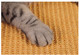Текстилна котешка подпложка за точене на нокти