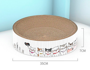 Ümmargune kraabits kassidele – lainepaberist