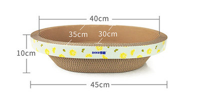 Ümmargune kraabits kassidele – lainepaberist