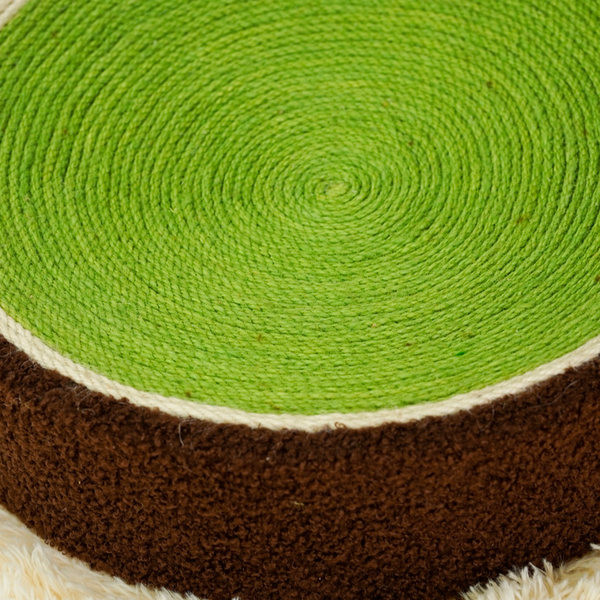 Mitmes värvitoonis ümmargune kraabits kassidele