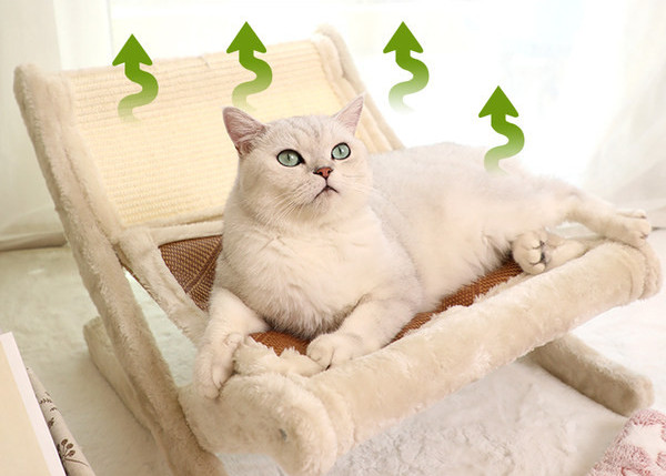 Grebalica za mačke smeđe boje