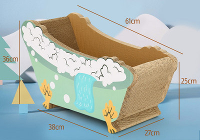 Grebalica za mačke u dvije boje