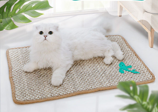 Pesak za mačke u bež boji