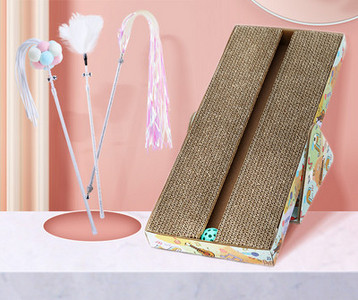 Ξύλινη ξύστρα για γάτες