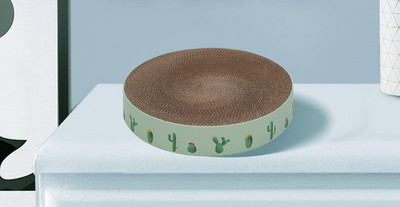 Kassi voodi kraabitsaga - rohelist värvi