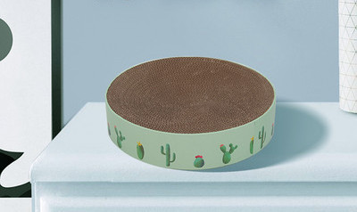 Kassi voodi kraabitsaga - rohelist värvi