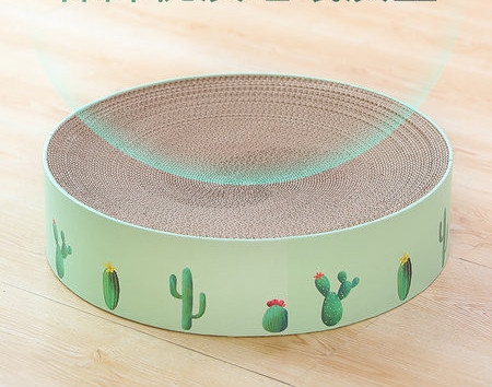 Kassi voodi kraabitsaga - rohelist värvi