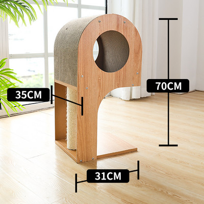 Litieră din lemn pentru pisici