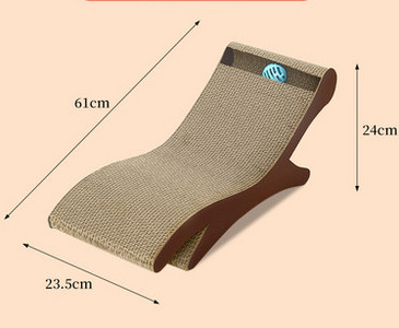 Placă de zgâriat pisică - culoare maro