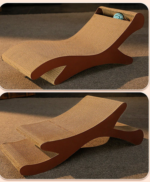 Placă de zgâriat pisică - culoare maro