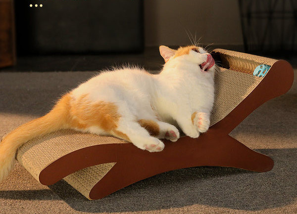 Placă de zgâriat pisică - culoare maro