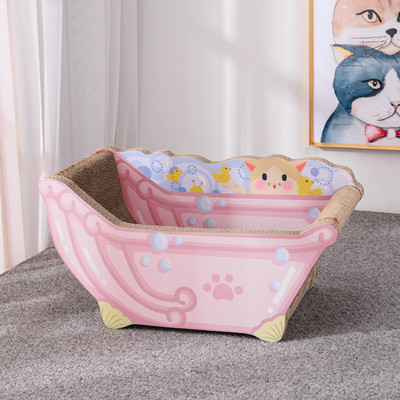 Pat tip zgarietor pisici in doua culori